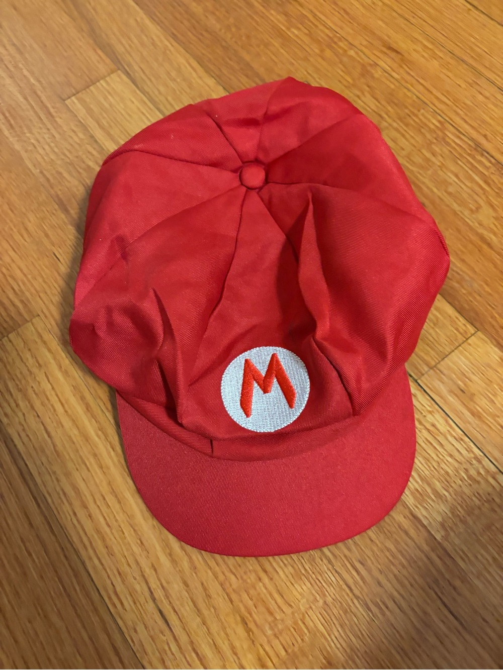 Mario Red Kids Character Cap with Embroidered 'M'